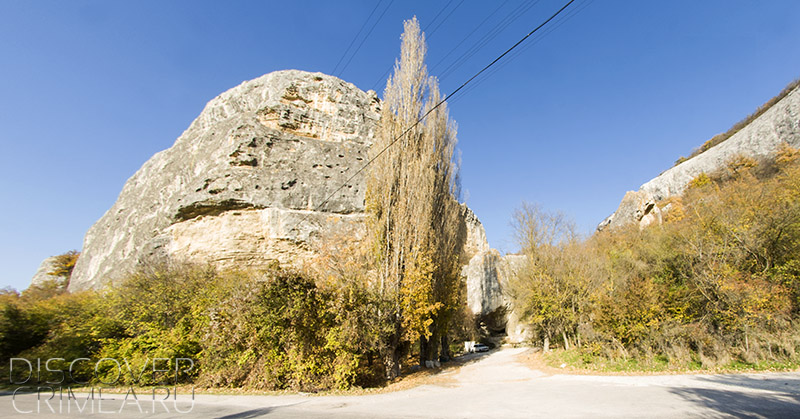 Вид на ущелье Таш-Аир. Бахчисарайский район Крым
