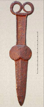 Кинжал-акинак из окрестностей Новоклёново. VI век до н.э.