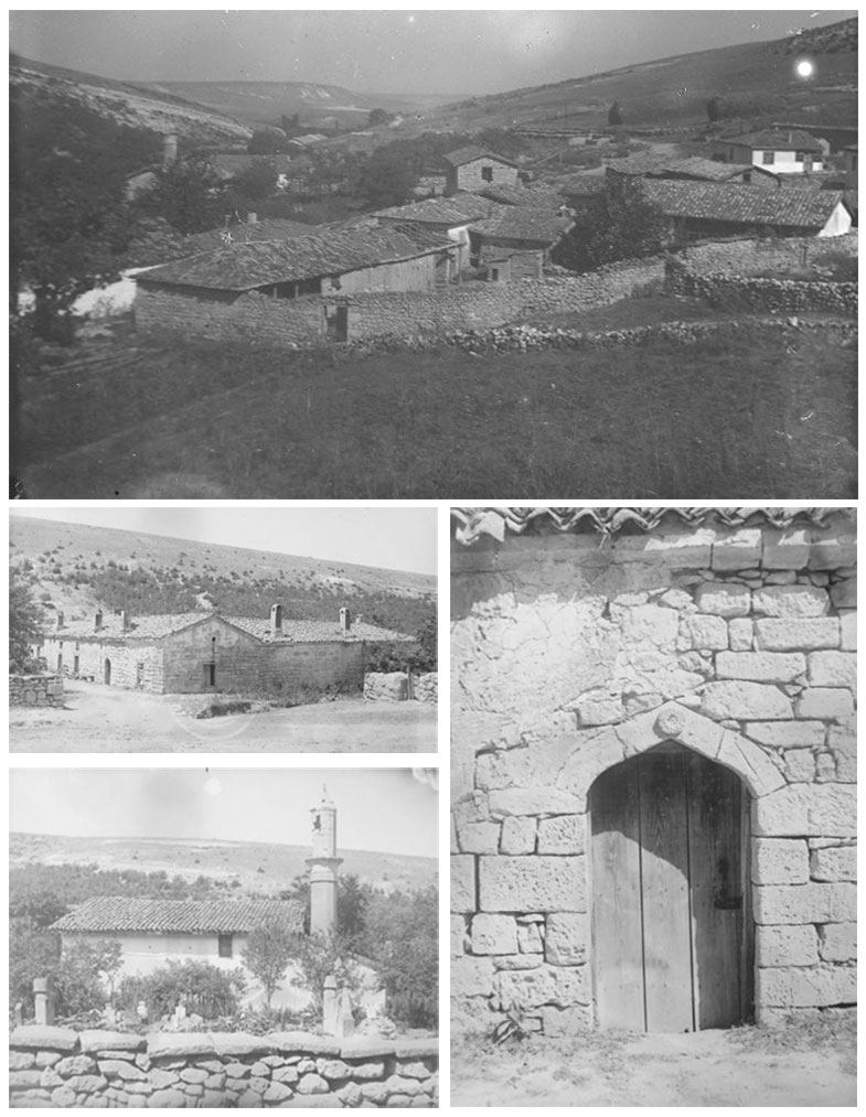 Так выглядели село Улаклы, мечети и медресе до 1941 года. Источник фото — Госкаталог