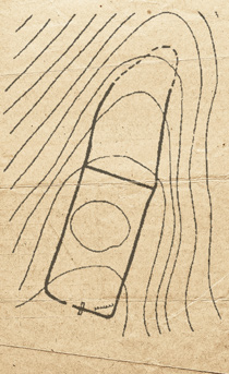 План Новоклёновского городища